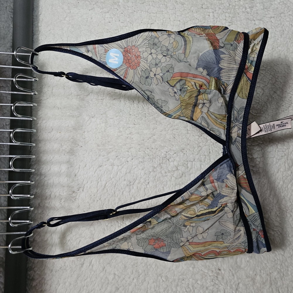 Victoria's Secret Floral Sheer Bra - Multicolor